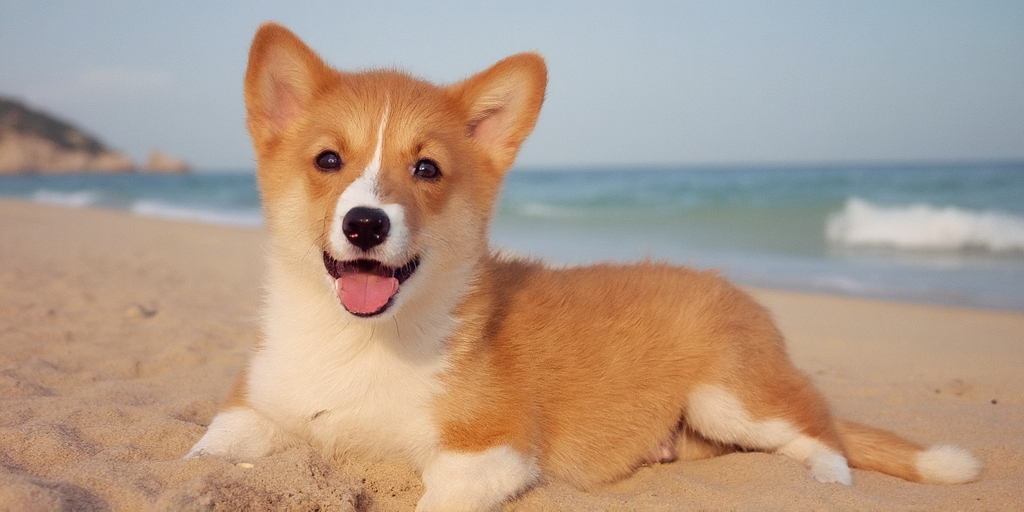 wide dog image